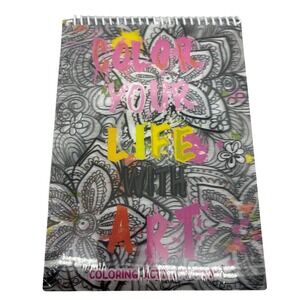 Coloring Activity‎ Book Iscream Color Your Life With Art 96 Pages NEW